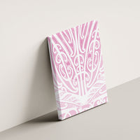 Pink New Zealand Puhoro Maori Tattoo Canvas Wall Art LT14 - Polynesian Pride