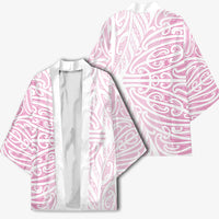 Pink New Zealand Puhoro Maori Tattoo Kimono LT14 - Polynesian Pride