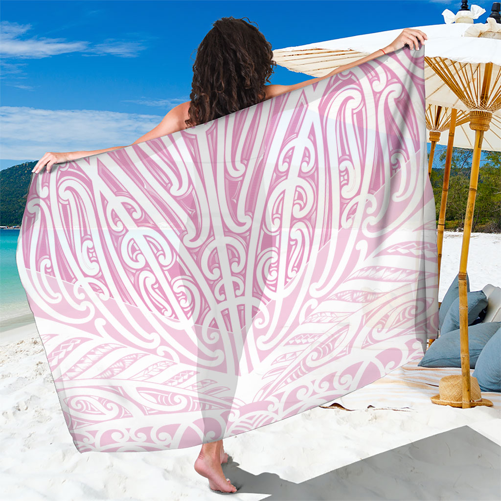 Pink New Zealand Puhoro Maori Tattoo Sarong LT14 One Size 44 x 66 inches Pink - Polynesian Pride