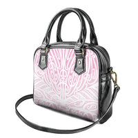 Pink New Zealand Puhoro Maori Tattoo Shoulder Handbag LT14 - Polynesian Pride