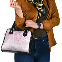 Pink New Zealand Puhoro Maori Tattoo Shoulder Handbag LT14 - Polynesian Pride