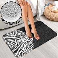 Black New Zealand Puhoro Maori Tattoo Bathroom Set LT14 - Polynesian Pride