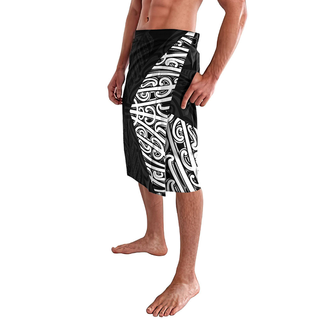 Black New Zealand Puhoro Maori Tattoo Lavalava LT14 - Polynesian Pride
