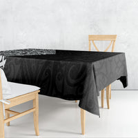 Black New Zealand Puhoro Maori Tattoo Tablecloth LT14 - Polynesian Pride