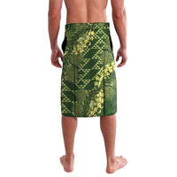 Green Aloha Hawaii Lavalava Hawaiian Kakau Ohia Lehua Lei LT14 - Polynesian Pride