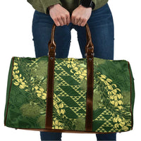 Green Aloha Hawaii Travel Bag Hawaiian Kakau Ohia Lehua Lei LT14 Green - Polynesian Pride