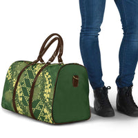 Green Aloha Hawaii Travel Bag Hawaiian Kakau Ohia Lehua Lei LT14 - Polynesian Pride