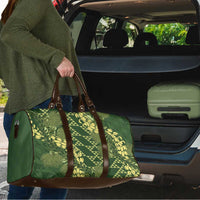 Green Aloha Hawaii Travel Bag Hawaiian Kakau Ohia Lehua Lei LT14 - Polynesian Pride