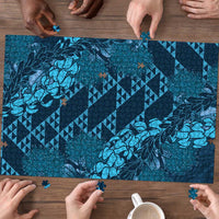Naval Night Aloha Hawaii Puzzle Hawaiian Kakau Ohia Lehua Lei LT14 - Polynesian Pride