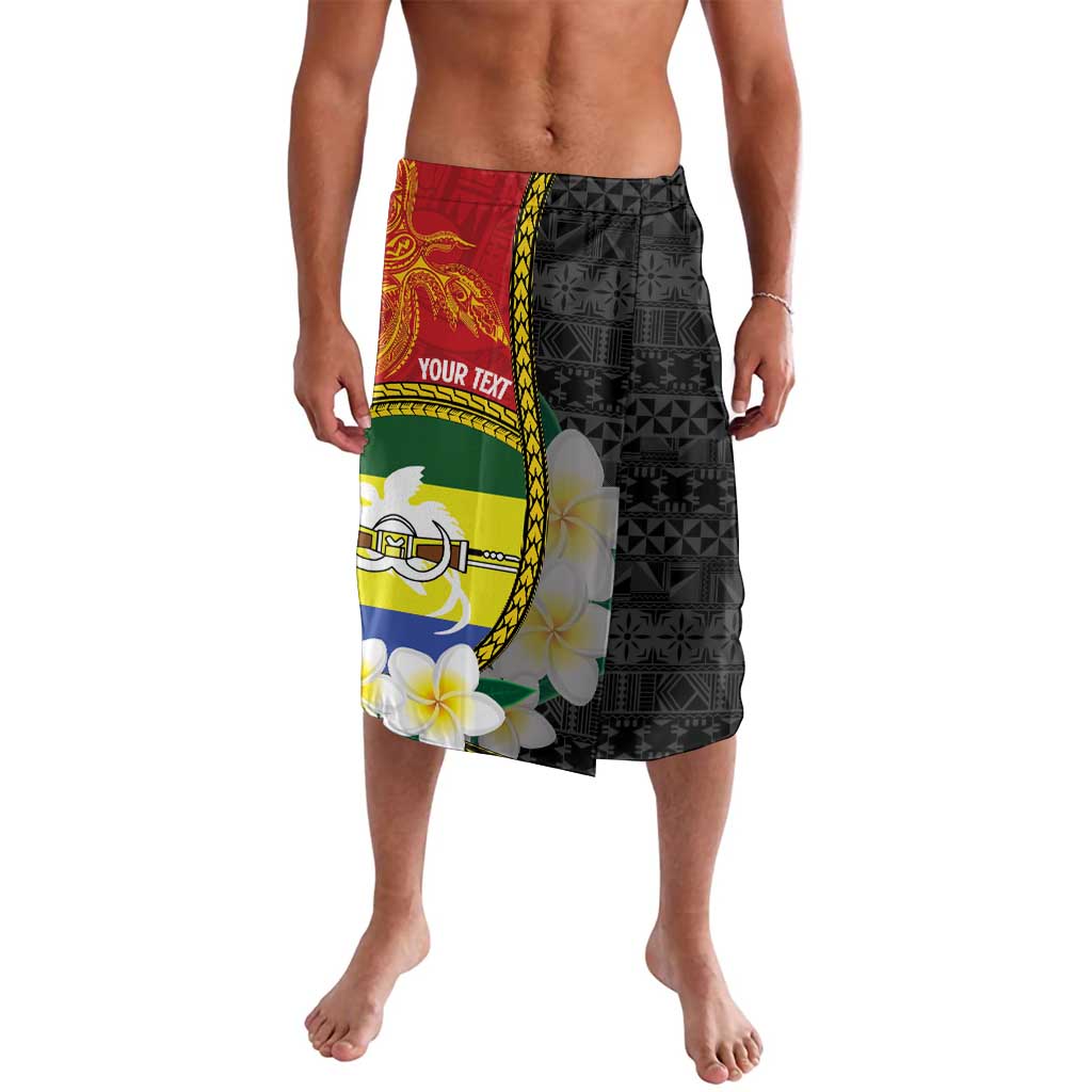 Personalised PNG Morobe Provins Lavalava Papua New Guinea Plumeria Melanesian Pattern LT14 Red - Polynesian Pride