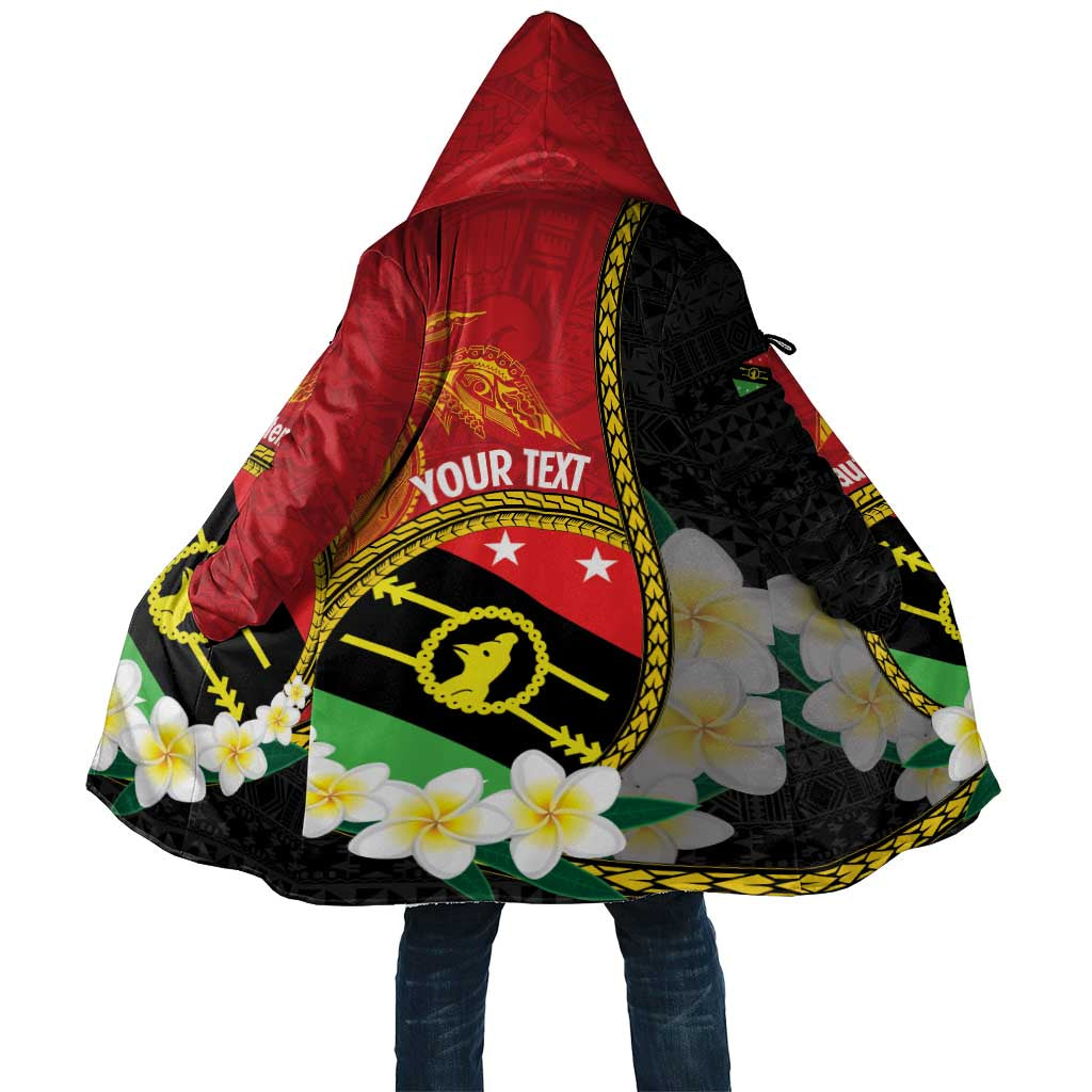 Personalised PNG Sauten Hailans Cloak Papua New Guinea Plumeria Melanesian Pattern LT14 Unisex Red - Polynesian Pride
