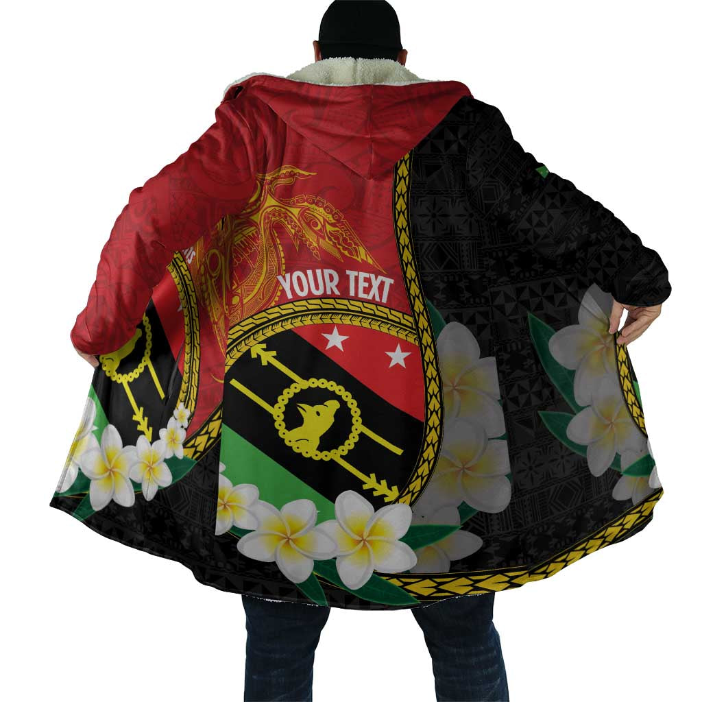 Personalised PNG Sauten Hailans Cloak Papua New Guinea Plumeria Melanesian Pattern LT14 - Polynesian Pride