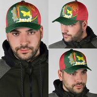 PNG Oro Provins Classic Cap Papua New Guinea Plumeria Melanesian Pattern LT14 - Polynesian Pride