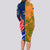 France And Australia Rugby Long Sleeve Bodycon Dress 2023 World Cup Le Bleus Wallabies Together LT14 - Polynesian Pride