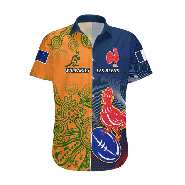 Australian Wallabies 2023 Rugby Union Mens Paradise Hawaiian Shirt, ARUWA80FA