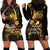 Polynesia Suicide Prevention Awareness Hoodie Dress Your Life Is Worth Living For Polynesian Gold Pattern LT14 - Polynesian Pride