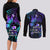 Polynesia Suicide Prevention Awareness Couples Matching Long Sleeve Bodycon Dress and Long Sleeve Button Shirts Your Life Is Worth Living For Polynesian Purple Pattern LT14 - Polynesian Pride