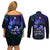 Polynesia Suicide Prevention Awareness Couples Matching Off Shoulder Short Dress and Long Sleeve Button Shirts Your Life Is Worth Living For Polynesian Purple Pattern LT14 - Polynesian Pride
