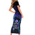 Polynesia Suicide Prevention Awareness Short Sleeve Bodycon Dress Your Life Is Worth Living For Polynesian Blue Pattern LT14 - Polynesian Pride