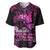 Polynesia Suicide Prevention Awareness Baseball Jersey Your Life Is Worth Living For Polynesian Pink Pattern LT14 Pink - Polynesian Pride