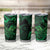 New Zealand Tuatara Tumbler Cup Aotearoa Maori Clematis Flowers - Green