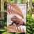 Red New Zealand Tuatara Garden Flag Aotearoa Sphenodon Punctatus Silver Fern