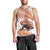 Red New Zealand Tuatara Men Tank Top Aotearoa Sphenodon Punctatus Silver Fern