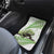 Green New Zealand Tuatara Car Mats Aotearoa Sphenodon Punctatus Silver Fern