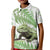 Green New Zealand Tuatara Kid Polo Shirt Aotearoa Sphenodon Punctatus Silver Fern