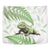 Green New Zealand Tuatara Tapestry Aotearoa Sphenodon Punctatus Silver Fern