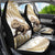 Gold New Zealand Tuatara Car Seat Cover Aotearoa Sphenodon Punctatus Silver Fern