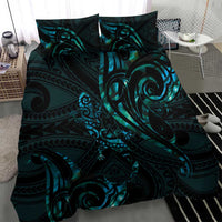 New Zealand Skink Bedding Set Aotearoa Maori Mix Paua Shell LT14 - Polynesian Pride