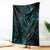 New Zealand Skink Blanket Aotearoa Maori Mix Paua Shell