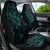 New Zealand Skink Car Seat Cover Aotearoa Maori Mix Paua Shell