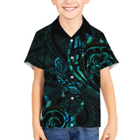 New Zealand Skink Hawaiian Shirt Aotearoa Maori Mix Paua Shell LT14 - Polynesian Pride