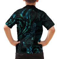 New Zealand Skink Hawaiian Shirt Aotearoa Maori Mix Paua Shell LT14 - Polynesian Pride
