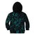 New Zealand Skink Kid Hoodie Aotearoa Maori Mix Paua Shell