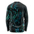 New Zealand Skink Long Sleeve Shirt Aotearoa Maori Mix Paua Shell