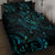 New Zealand Skink Quilt Bed Set Aotearoa Maori Mix Paua Shell