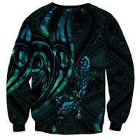 New Zealand Skink Sweatshirt Aotearoa Maori Mix Paua Shell LT14 - Polynesian Pride