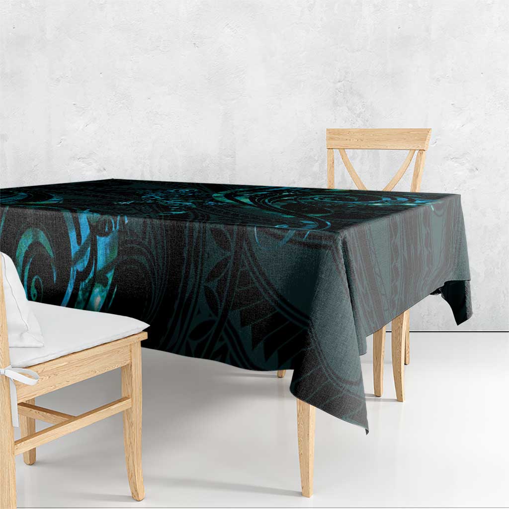 New Zealand Skink Tablecloth Aotearoa Maori Mix Paua Shell LT14 - Polynesian Pride