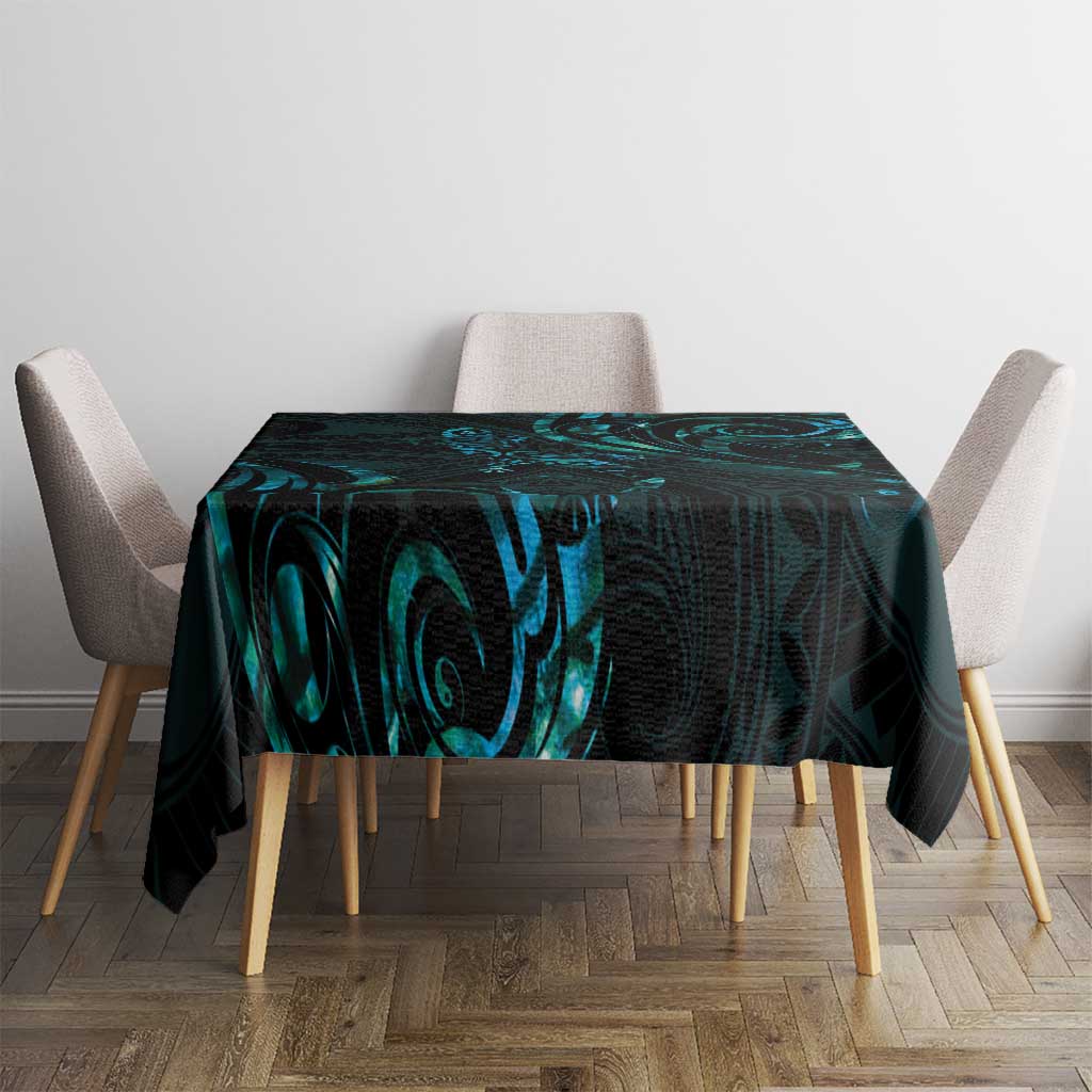 New Zealand Skink Tablecloth Aotearoa Maori Mix Paua Shell LT14 - Polynesian Pride