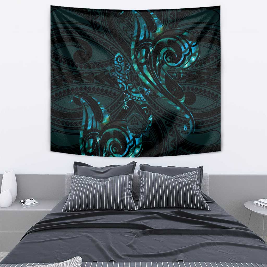 New Zealand Skink Tapestry Aotearoa Maori Mix Paua Shell LT14 - Polynesian Pride