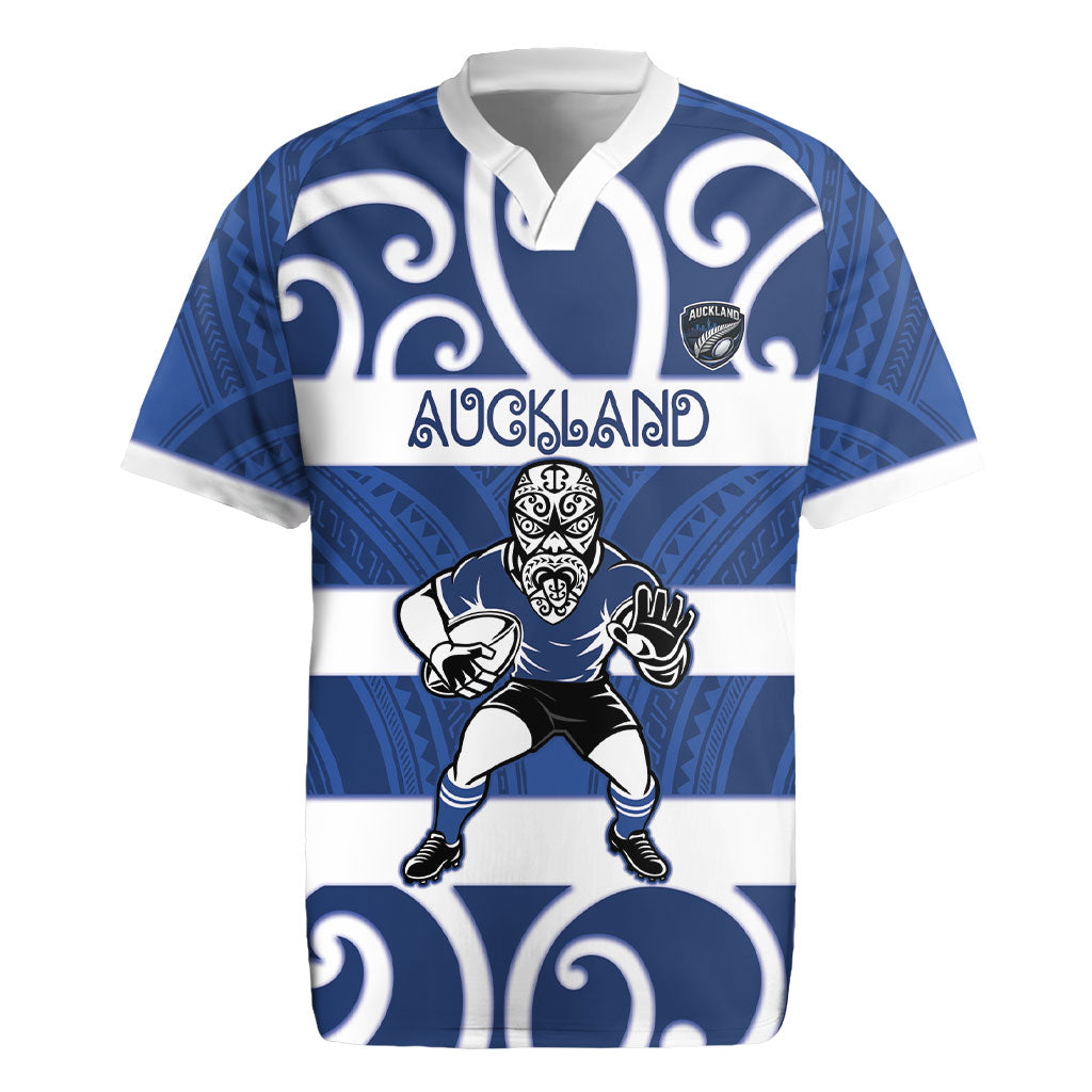 Auckland Custom Rugby New Zealand Rugby Jersey Aotearoa Maori Pukana Tiki Mascot