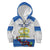 Fiji Holy Cross College Kid Hoodie Happy 50th Anniversary Fijian Tagimoucia Tapa Pattern LT14 - Polynesian Pride