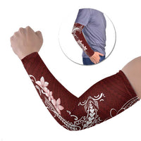 Oxblood Hawaii Arm Sleeves Hammerhead Shark Tattoo Curve Polynesian LT14 Set of 2 Oxblood - Polynesian Pride
