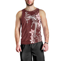 Oxblood Hawaii Men Tank Top Hammerhead Shark Tattoo Curve Polynesian LT14 - Polynesian Pride