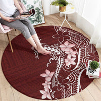Oxblood Hawaii Round Carpet Hammerhead Shark Tattoo Curve Polynesian LT14 - Polynesian Pride