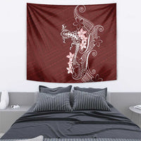Oxblood Hawaii Tapestry Hammerhead Shark Tattoo Curve Polynesian LT14 - Polynesian Pride