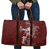 Oxblood Hawaii Travel Bag Hammerhead Shark Tattoo Curve Polynesian LT14 Oxblood - Polynesian Pride